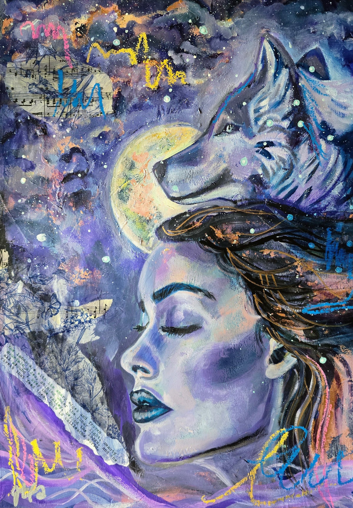 Cailleach II, Wolf Moon Goddess