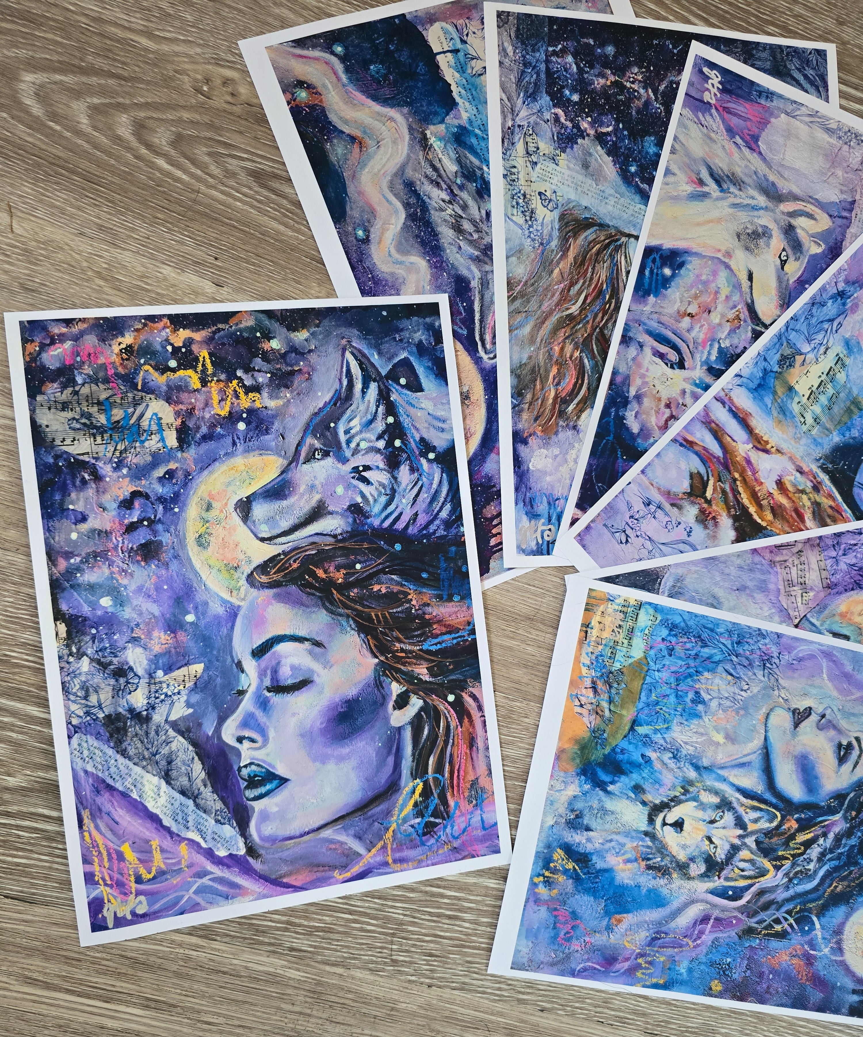 Cailleach II, Wolf Moon Goddess – Limited Edition Fine Art Print