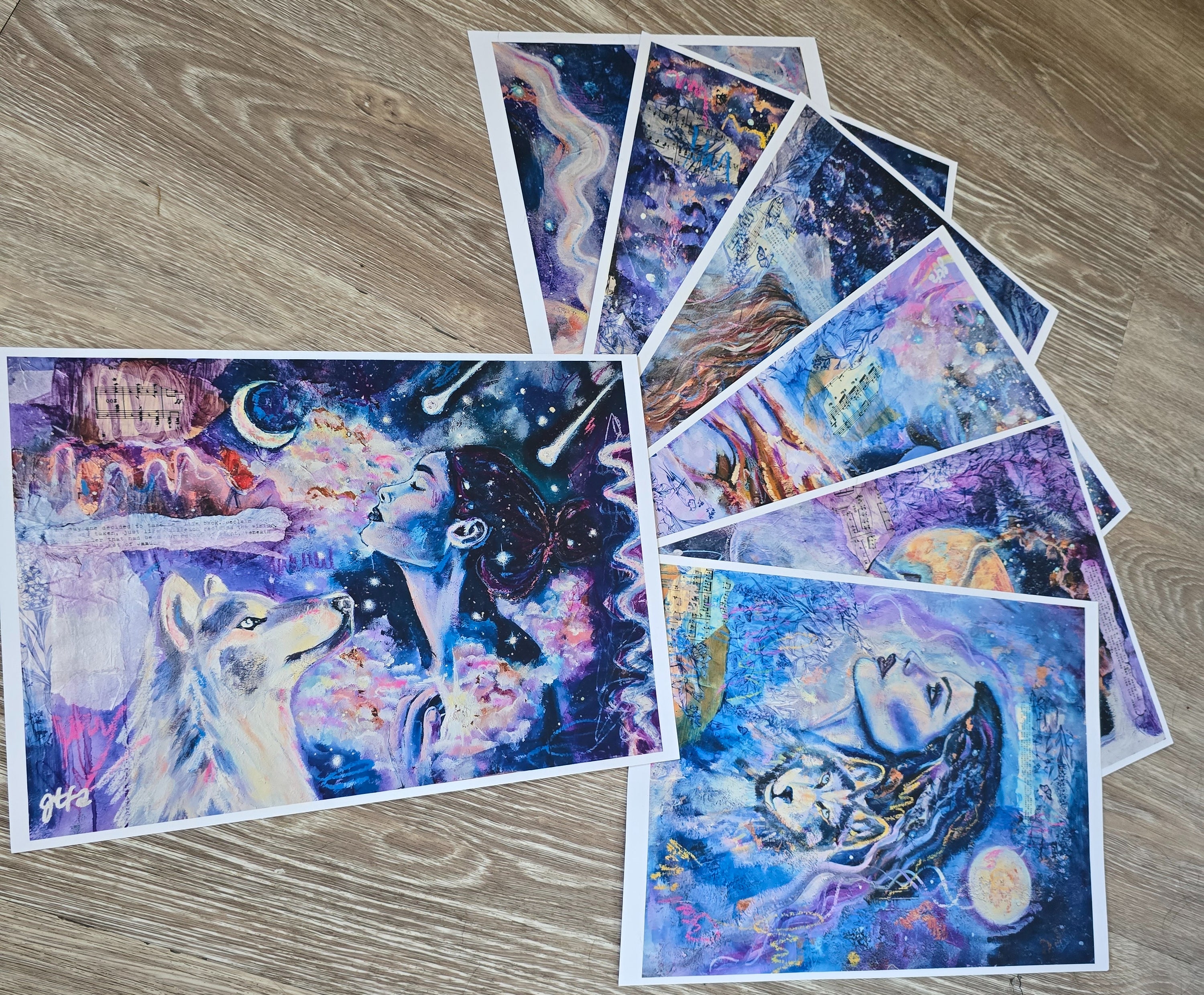 Cailleach IV, Wolf Moon Goddess – Limited Edition Fine Art Print