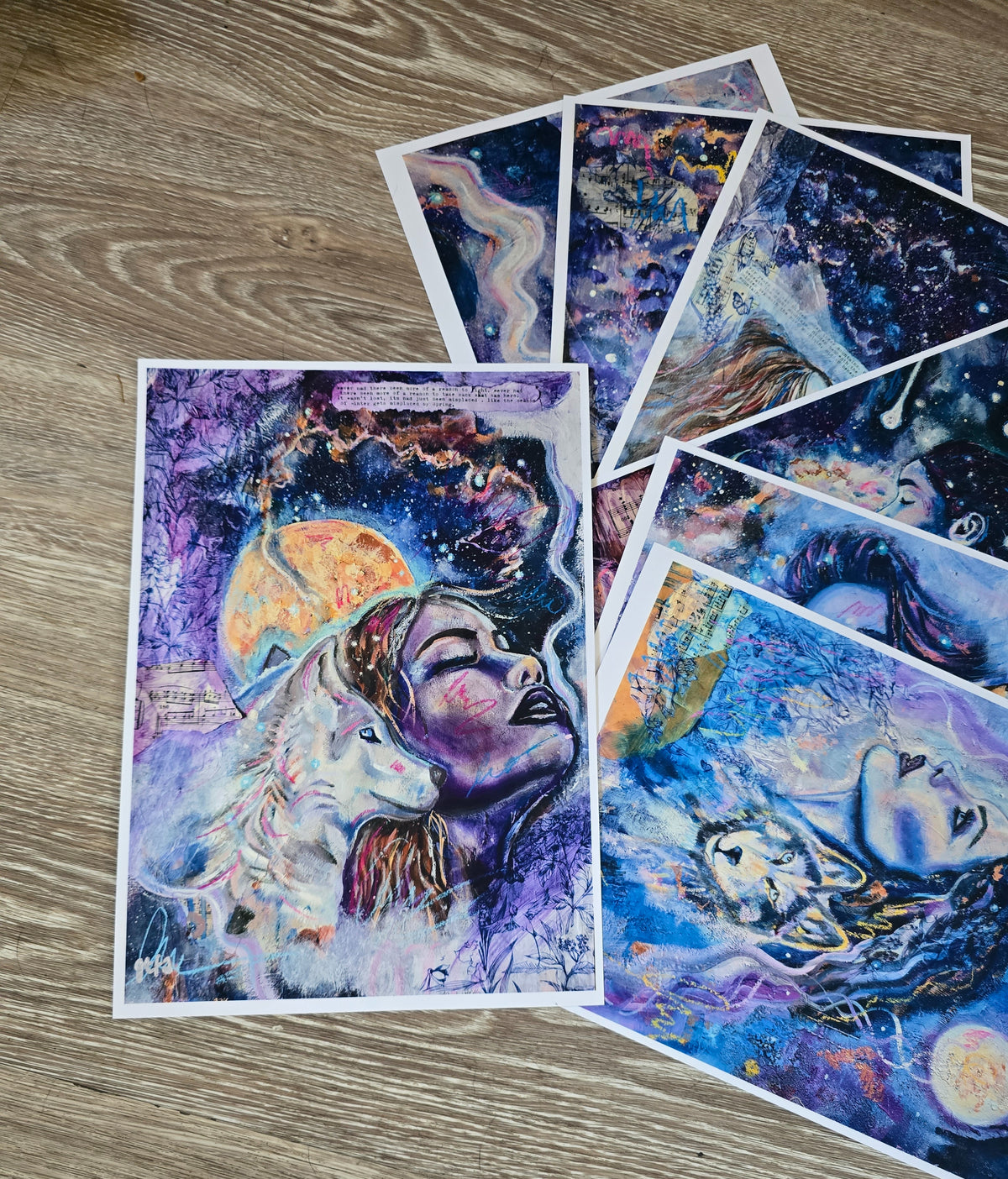 Cailleach VI, Wolf Moon Goddess – Limited Edition Fine Art Print